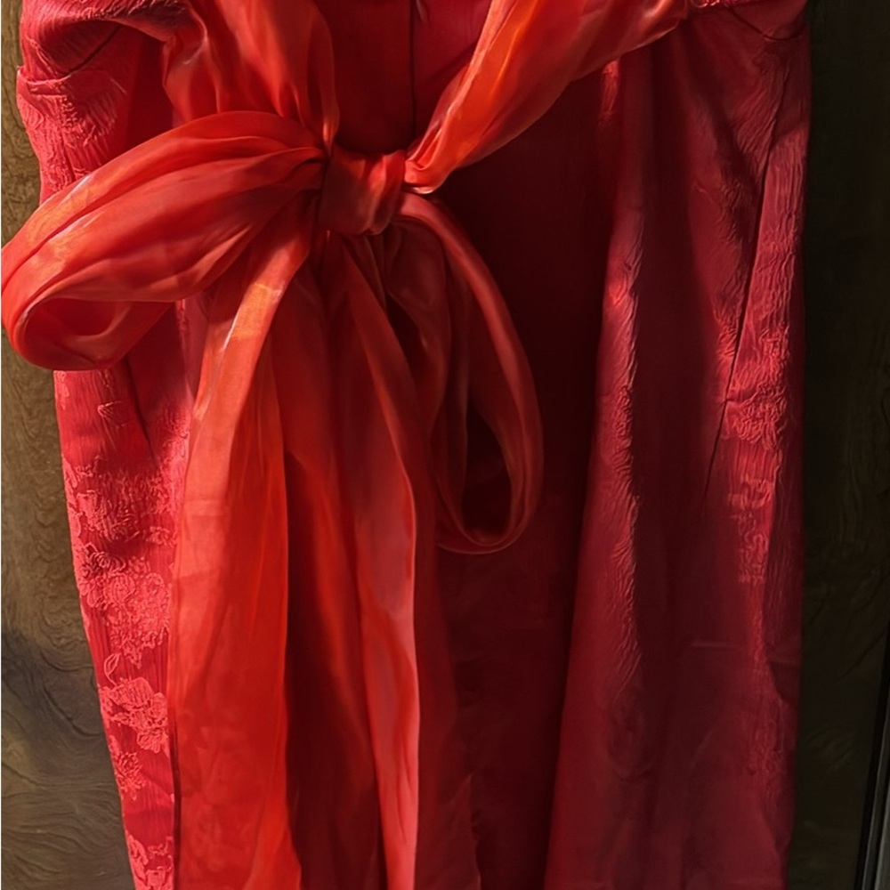 Lulus Red Floral Women's dress - Picture 3 of 4